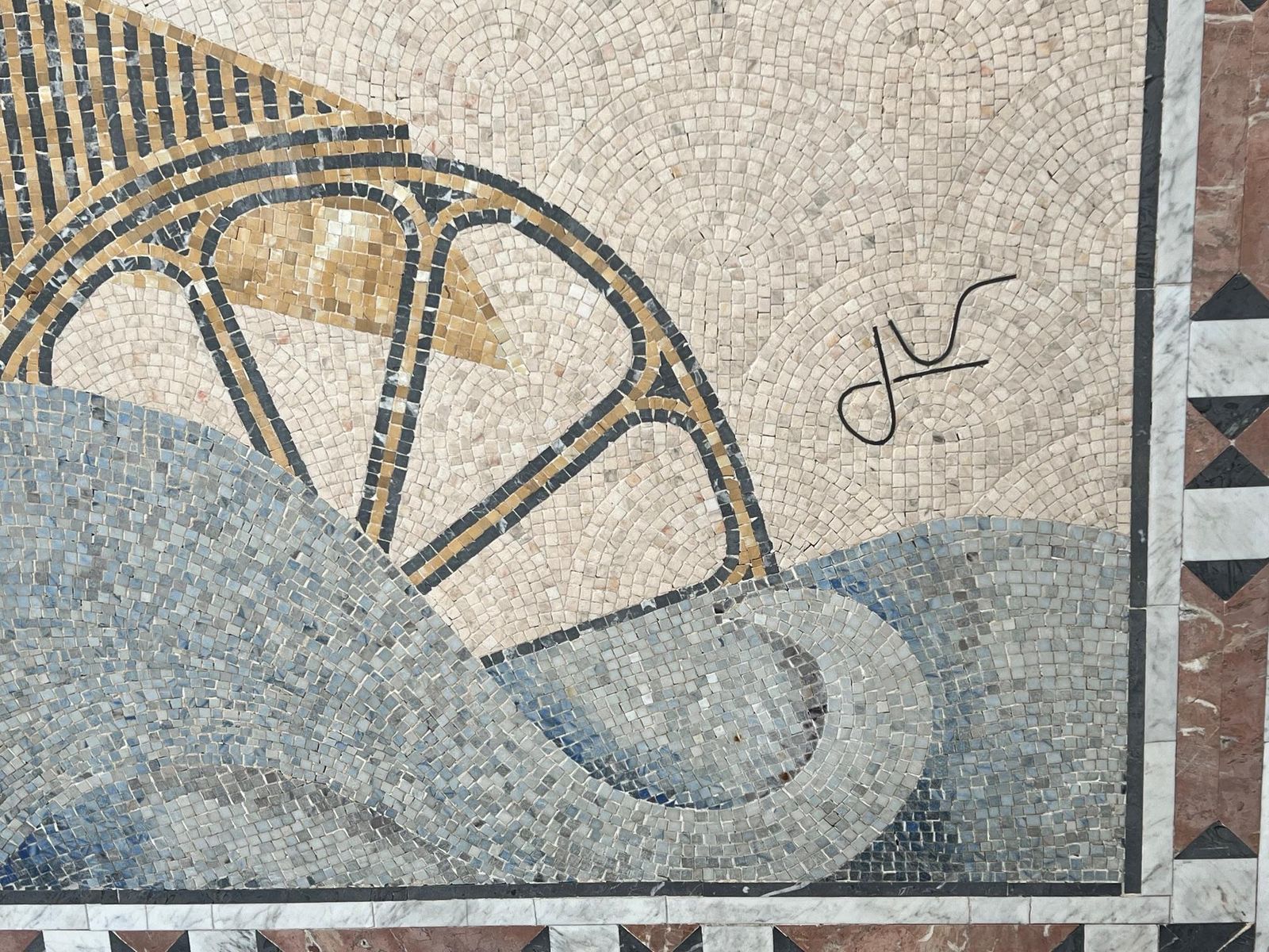 Jean Vignesapocalypse – Jean Vignes, Mosaic Artist1975 photo for sale