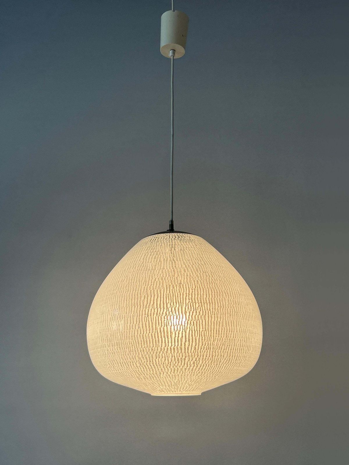 Rare & Elegant Mid Century Modern Pendant Lamp By Peill & Putzler Germany 1950s photo buy