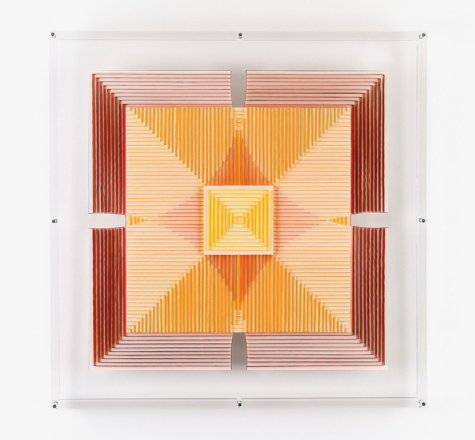 Françoise Lucianifrançoise Luciani Orange Diptych 20112012 photo furniture