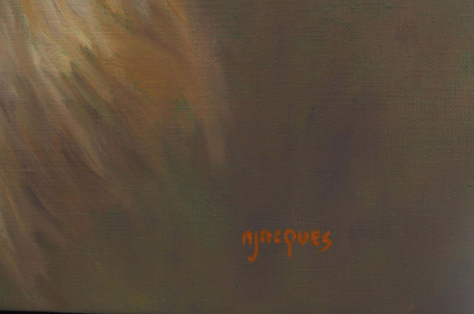 Sylvie Ajacques Young Lion Oil On Canvas By Sylvie Ajacques2025 photo vinterior