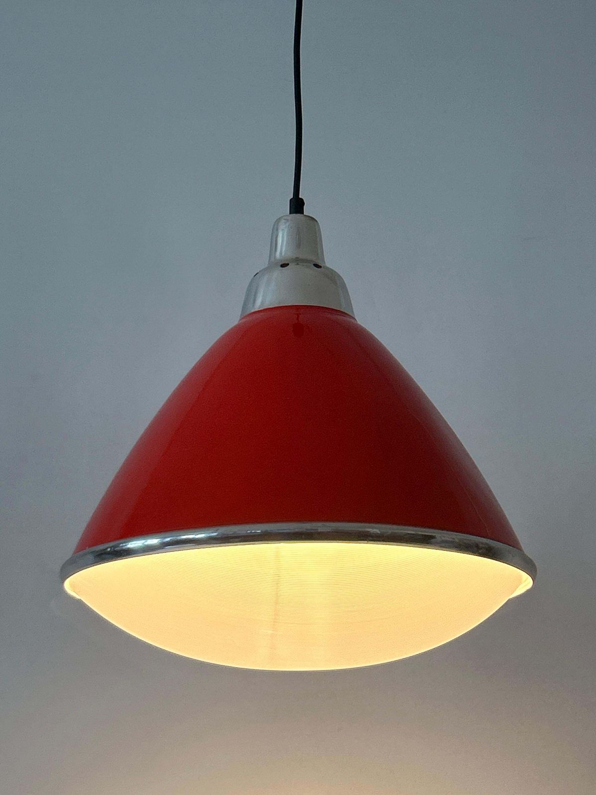 Mid Century 'Headlight' Pendant Lamp By Ingo Maurer For Design M, 1968, Germany photo vintage