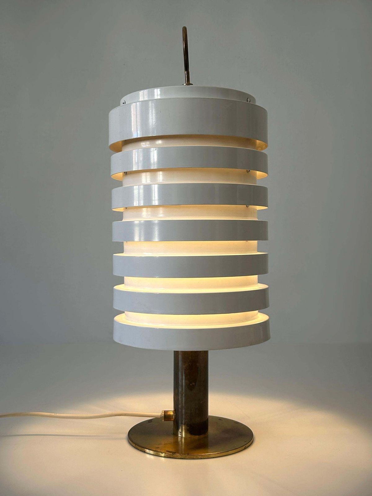 Lighting Exceptional Mid Century Table Lamp 'B 99' By Hans Agne Jakobsson Sweden 1962 photo