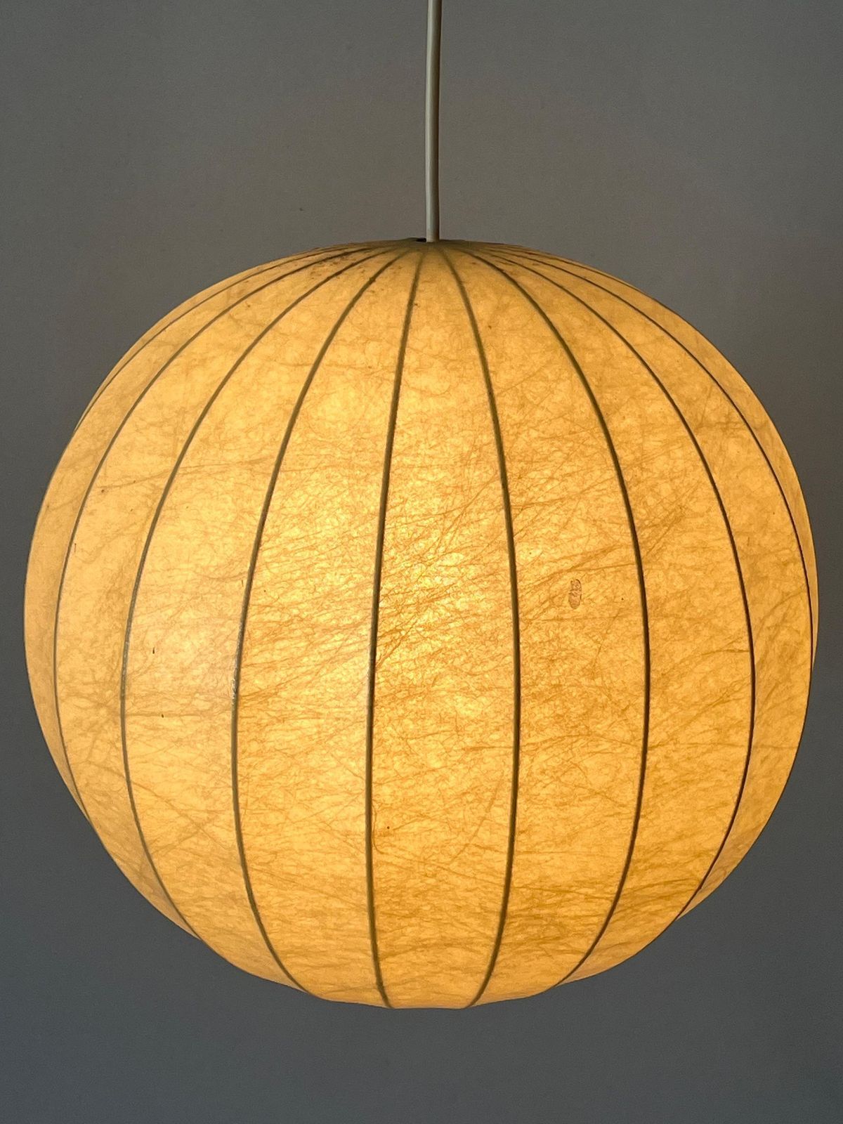 Amazing Mid Century Goldkant Cocoon Pendant Lamp Or Hanging Light Germany 1960s photo vinterior