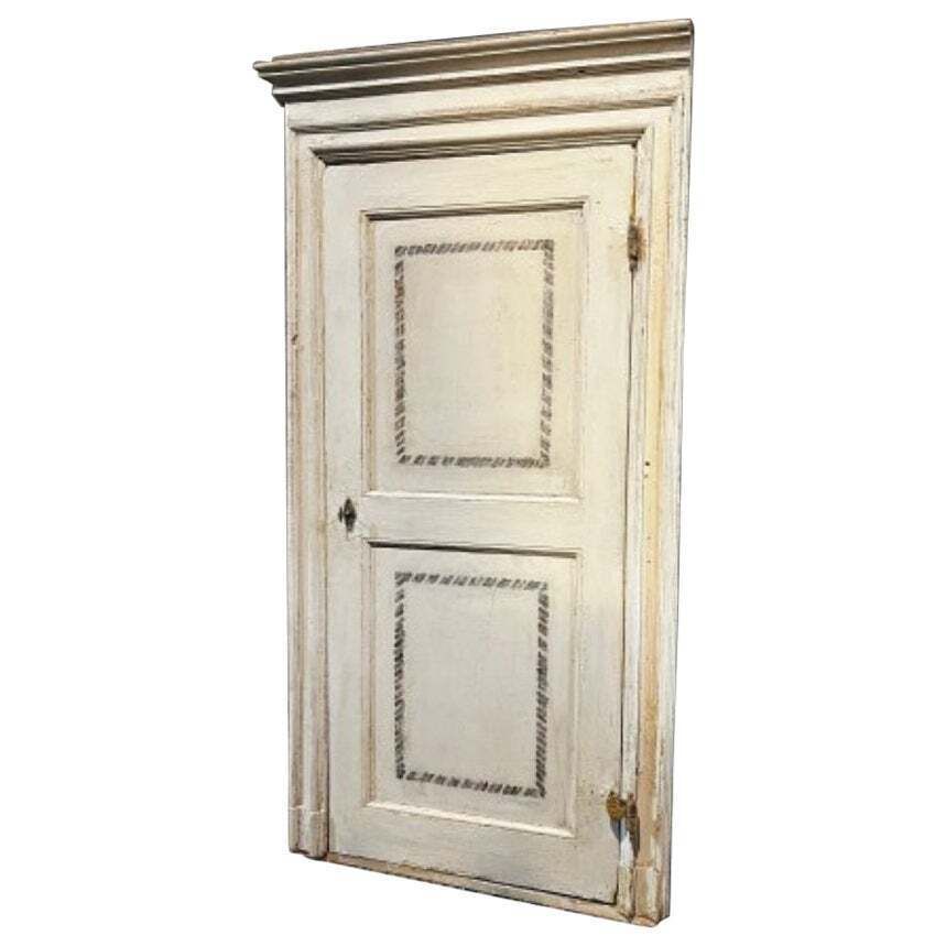 N. 6 Porte Da Interno In Legno Laccato Bianco, Completa Di Telaio, Italia