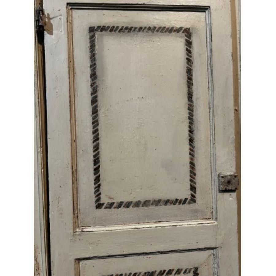 N. 6 Porte Da Interno In Legno Laccato Bianco, Completa Di Telaio, Italia photo vinterior