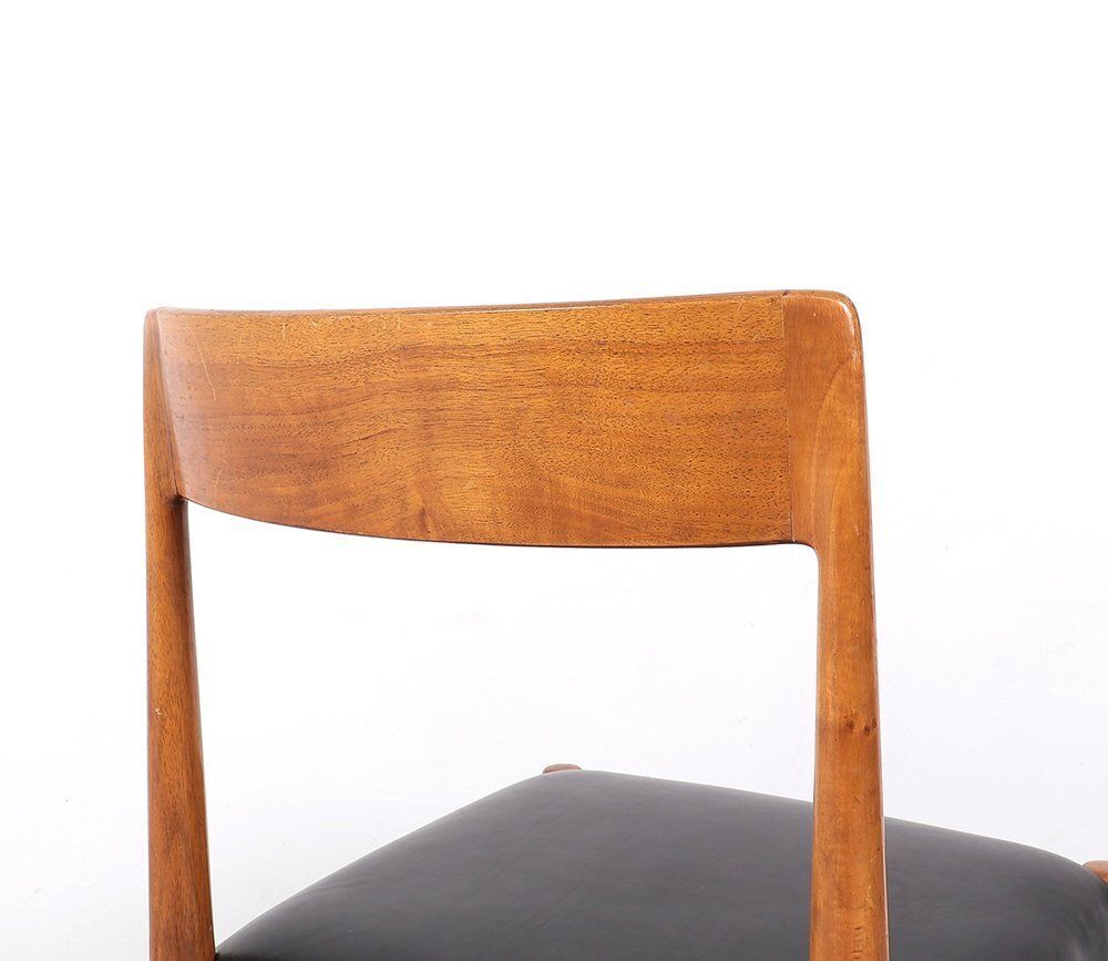 photo furniture Wooden Dining Chairs From Lübke, 1960s, Set Of 4