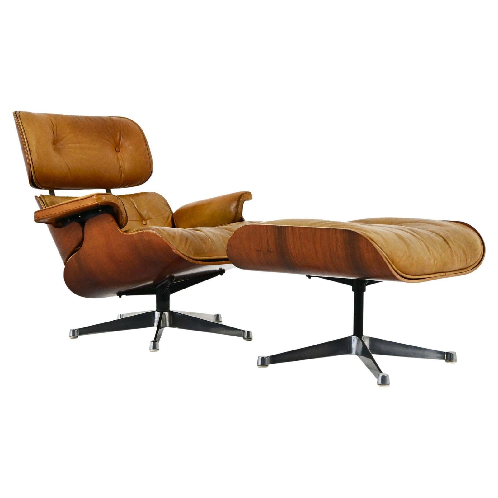 Lounge Chair & Ottoman By Charles & Ray Eames For Herman Miller, 1970s