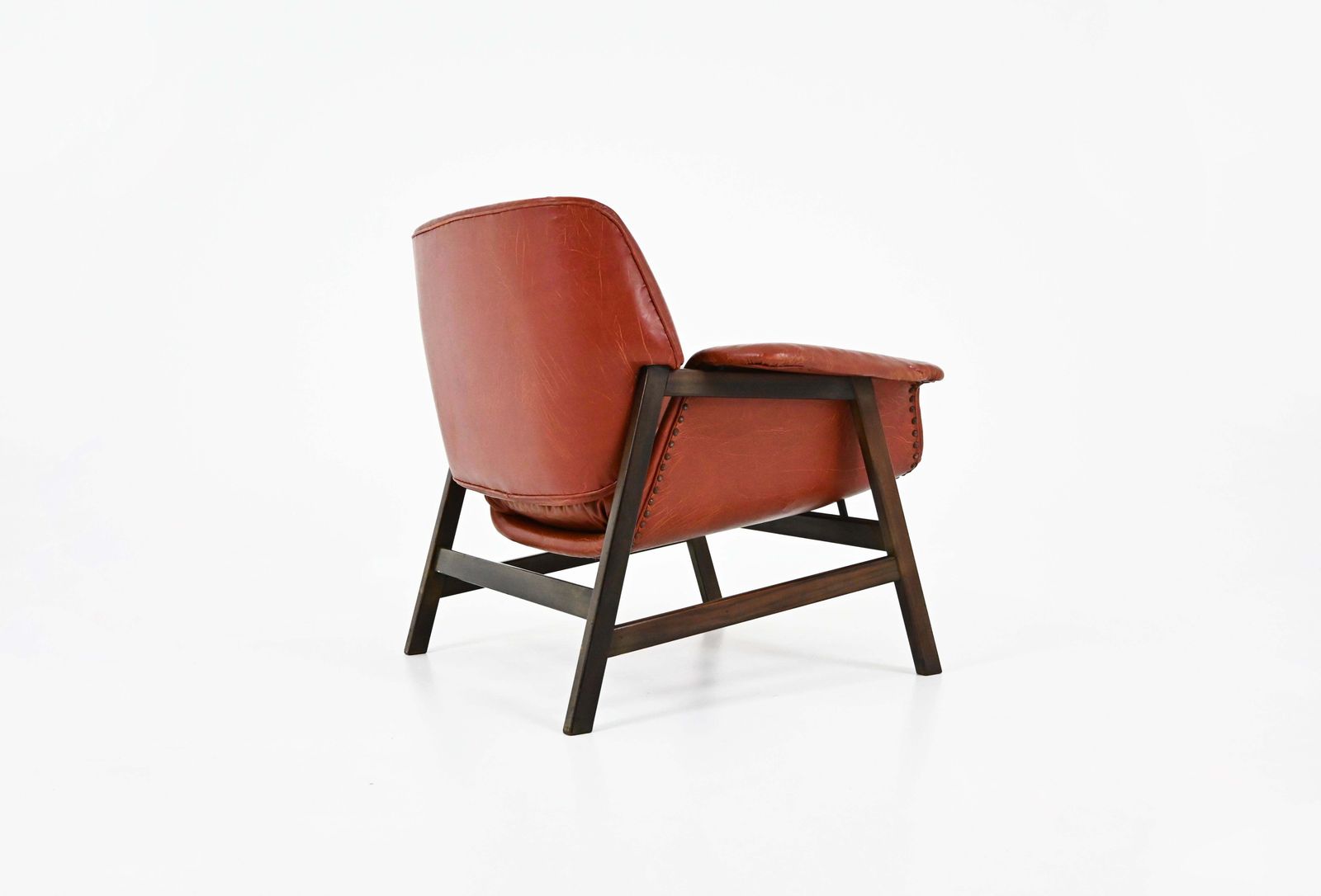 photo for sale Armchairs "849" By Gianfranco Frattini For Cassina, 1950s, Set Of 2