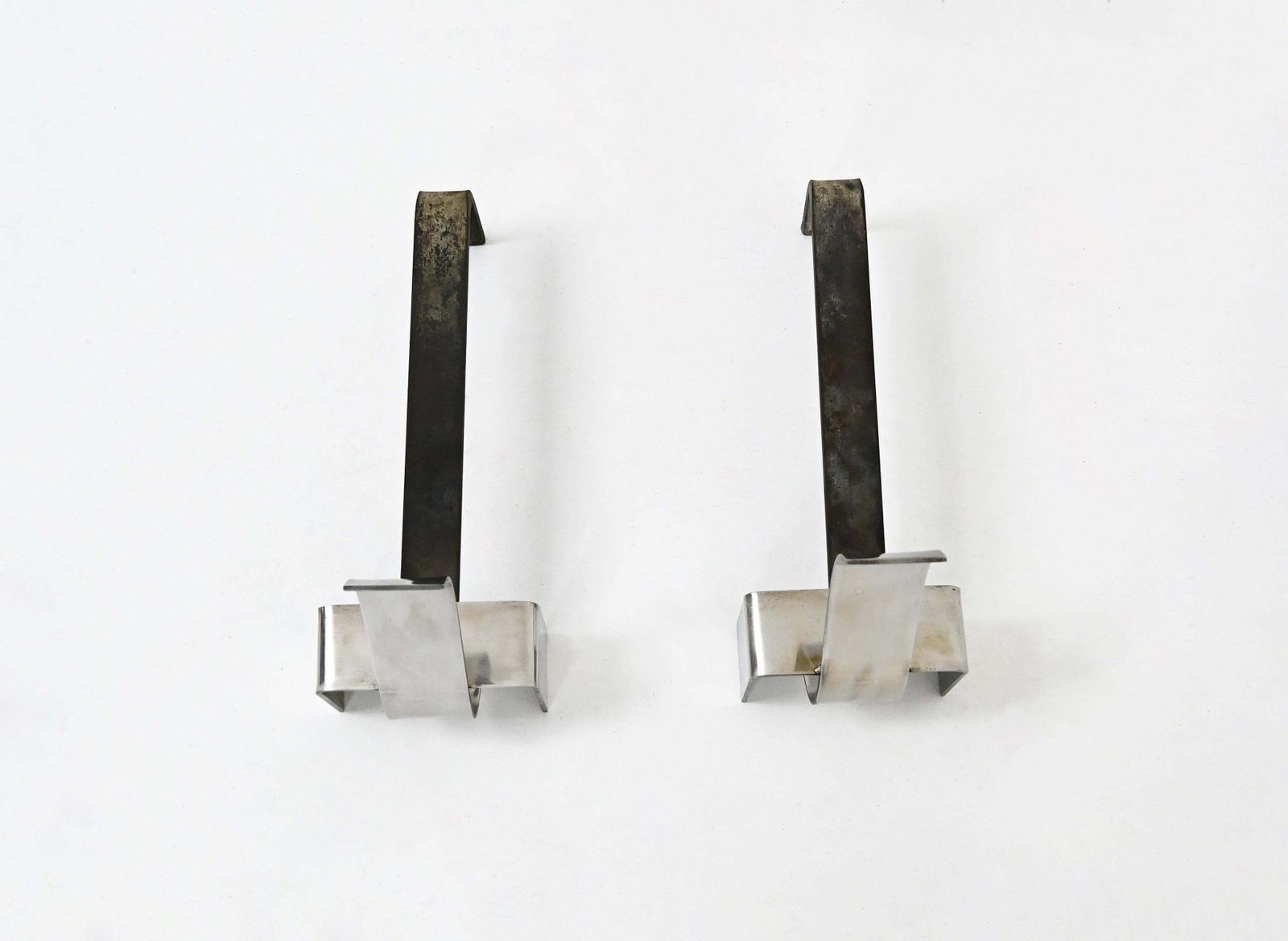 Pair Of Fireplace Andirons, 1970s photo vinterior