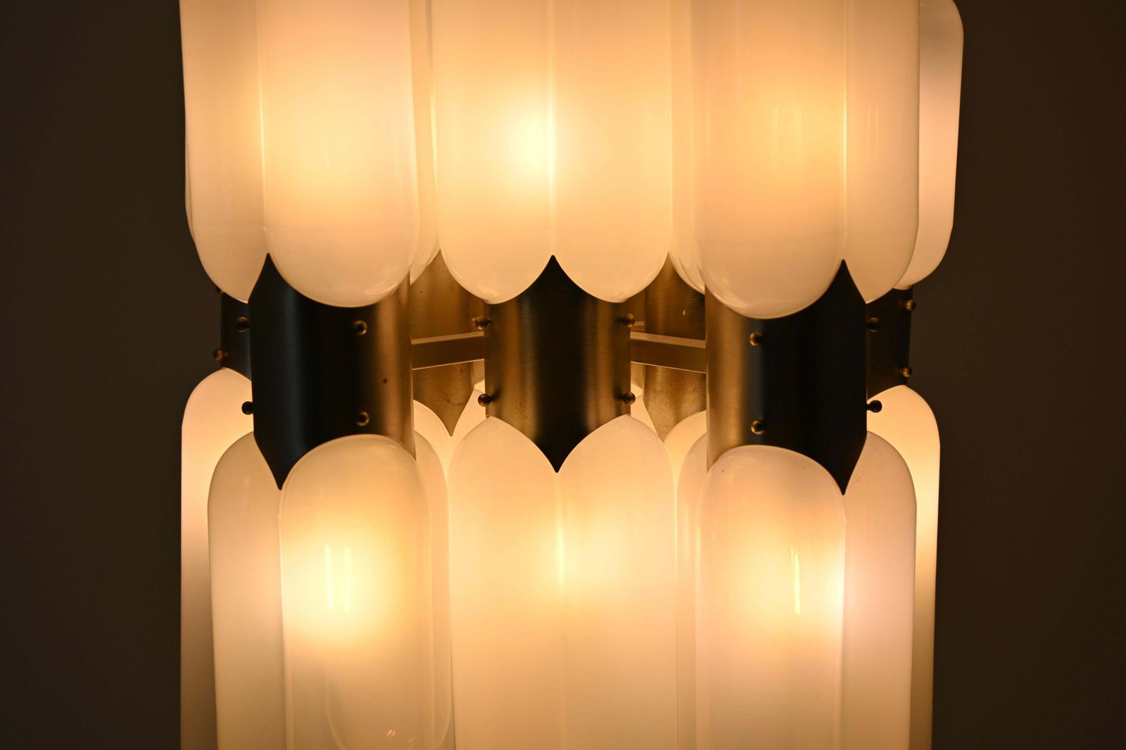 photo furniture "Torpedo" Hanging Lamp By Carlo Nason For Mazzega, 1960s
