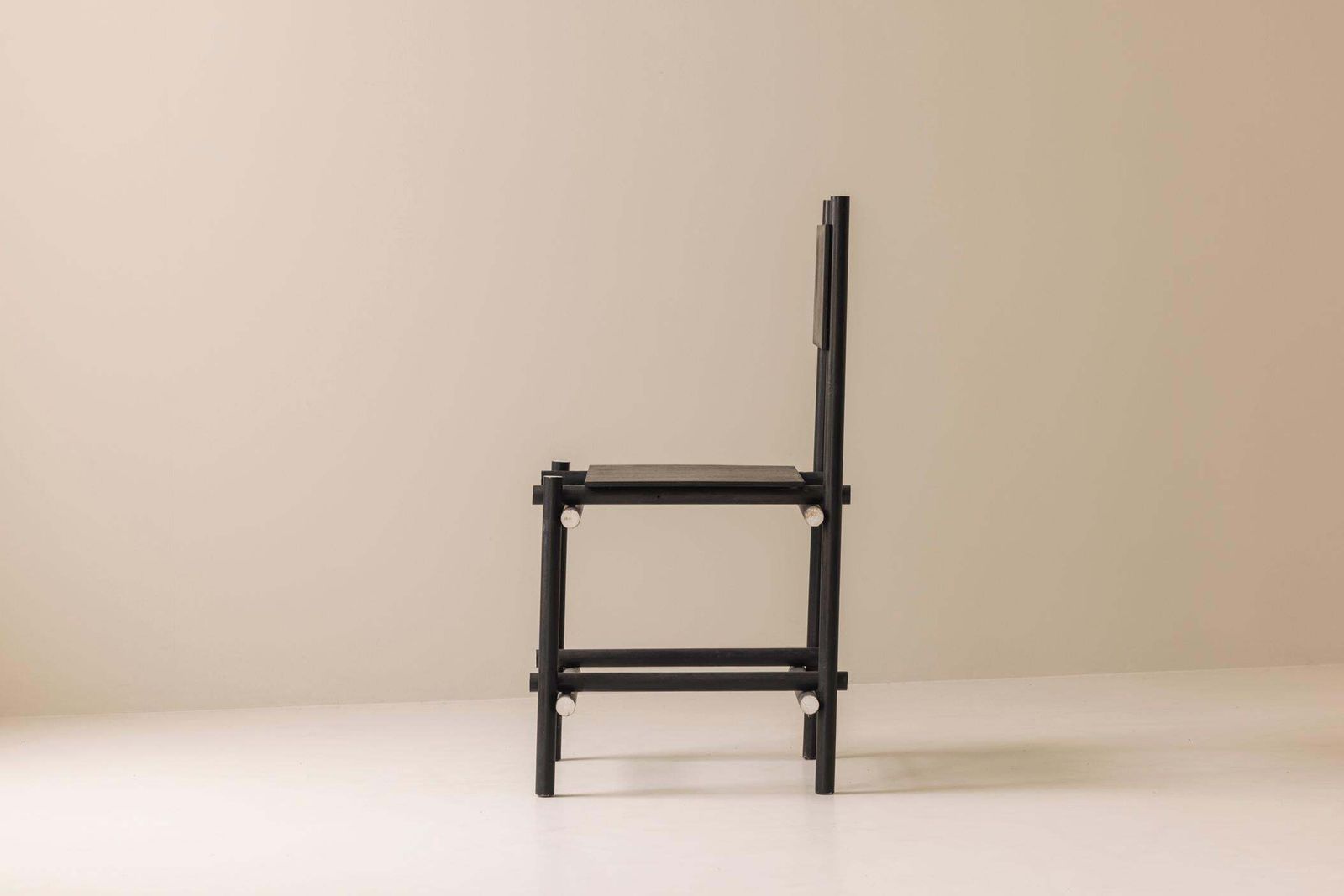 photo furniture One Of A Kind Sculptural Chair In The Taste Of Rietveld, Circa 1980s