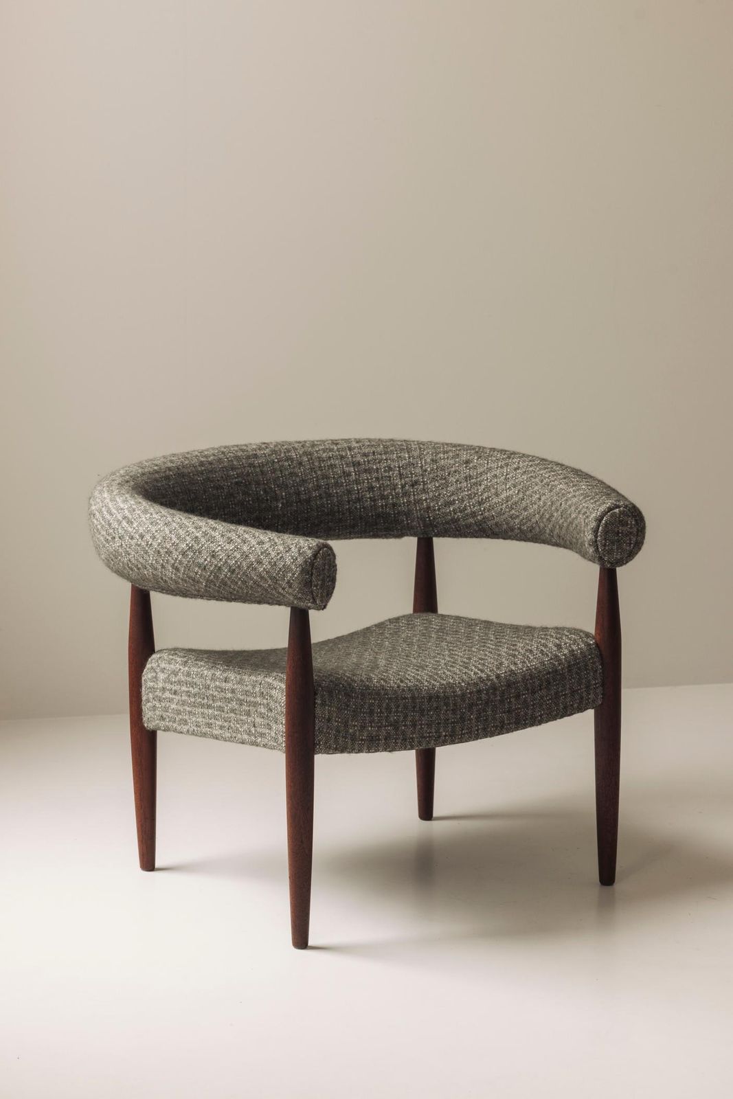 Very Rare Set Of 'Ring Chairs' By Nanna And Jørgen Ditzel, Denmark 1958 photo vinterior
