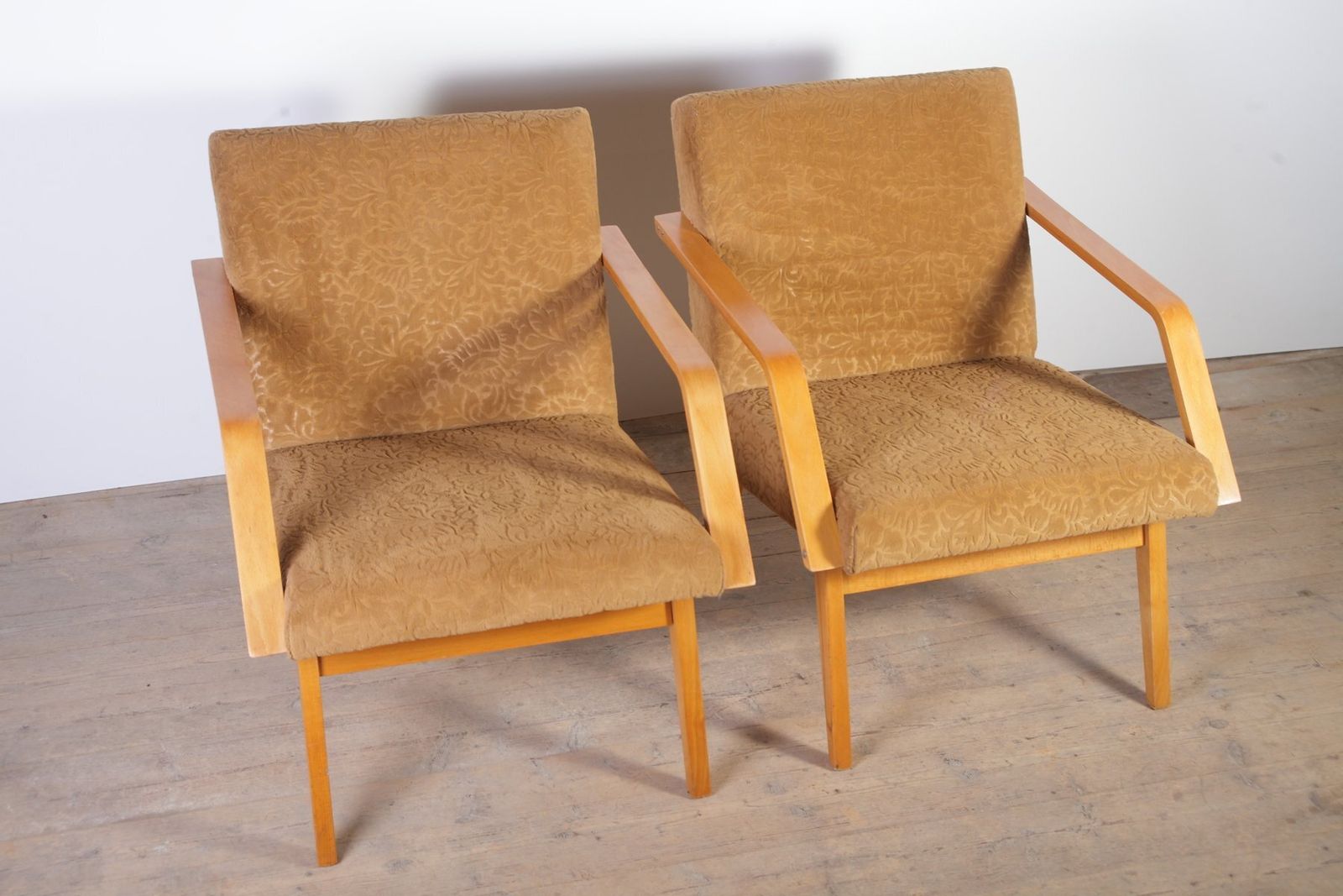 Mid Century Lounge Chairs From Mier Topolcany, Slovakia, 1960s, Set Of 2 photo 217.0