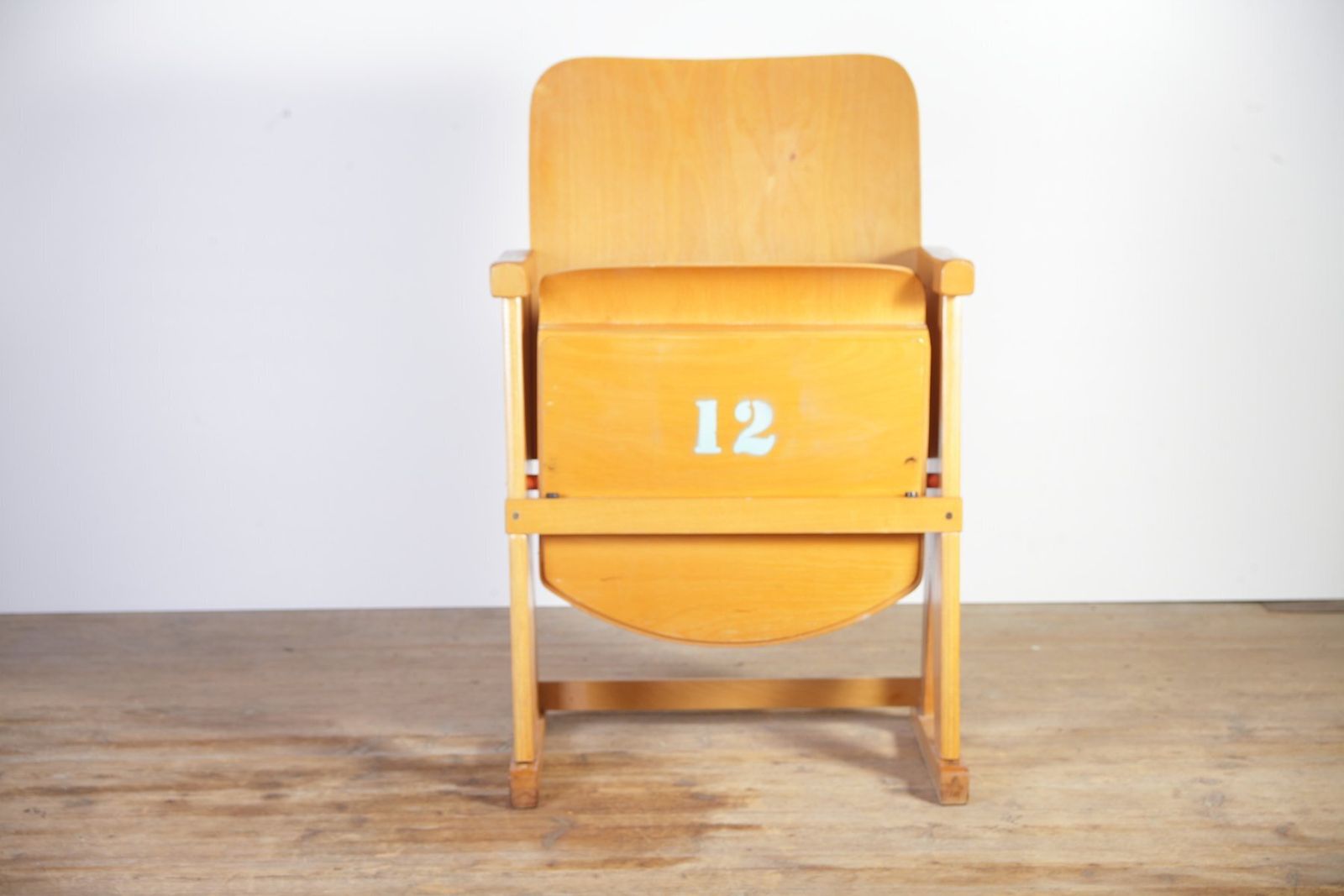Vintage Cinema Bench From Ton, 1960s