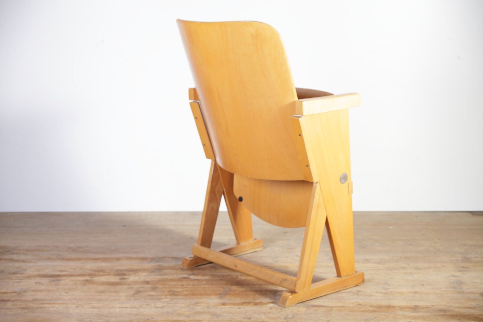 Vintage Cinema Bench From Ton, 1960s photo Furniture