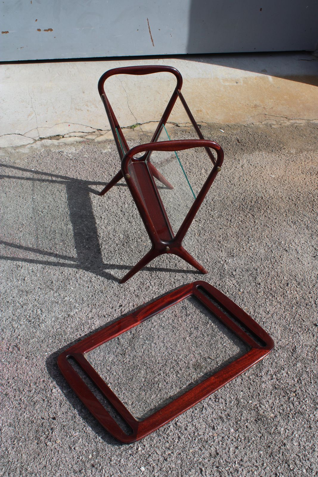 photo for sale Coffee Bar Table With Tray And Magazine Holder Ico Parisi De Baggis