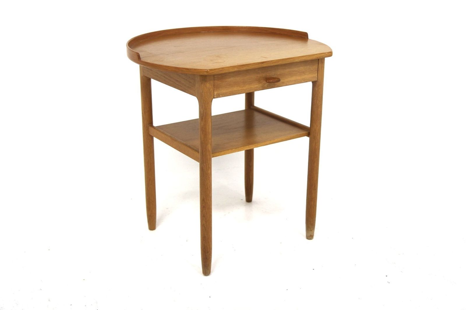Oak Bedside Table By Sven Engström & Gunnar Myrstrand For Bodafors, 1960s
