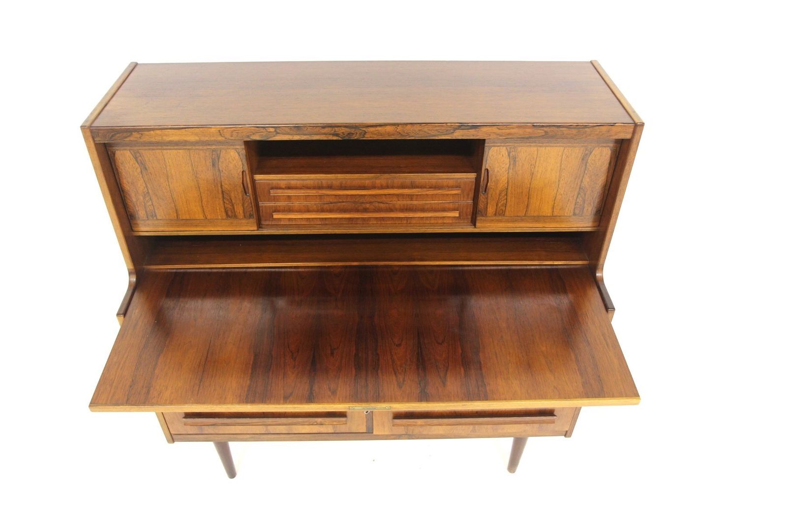 Rosewood Secretaire By Sigfrid Omann For ølholm Møbelfabrik, 1960 photo Furniture