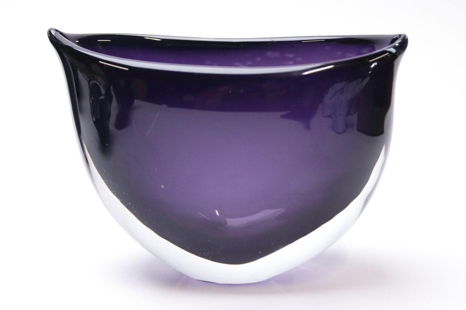 599.0 Glass Vase And Bowl By M. Stáhlíková And M. Velíšková For škrdlovice, 1960s, Set Of 5 photo