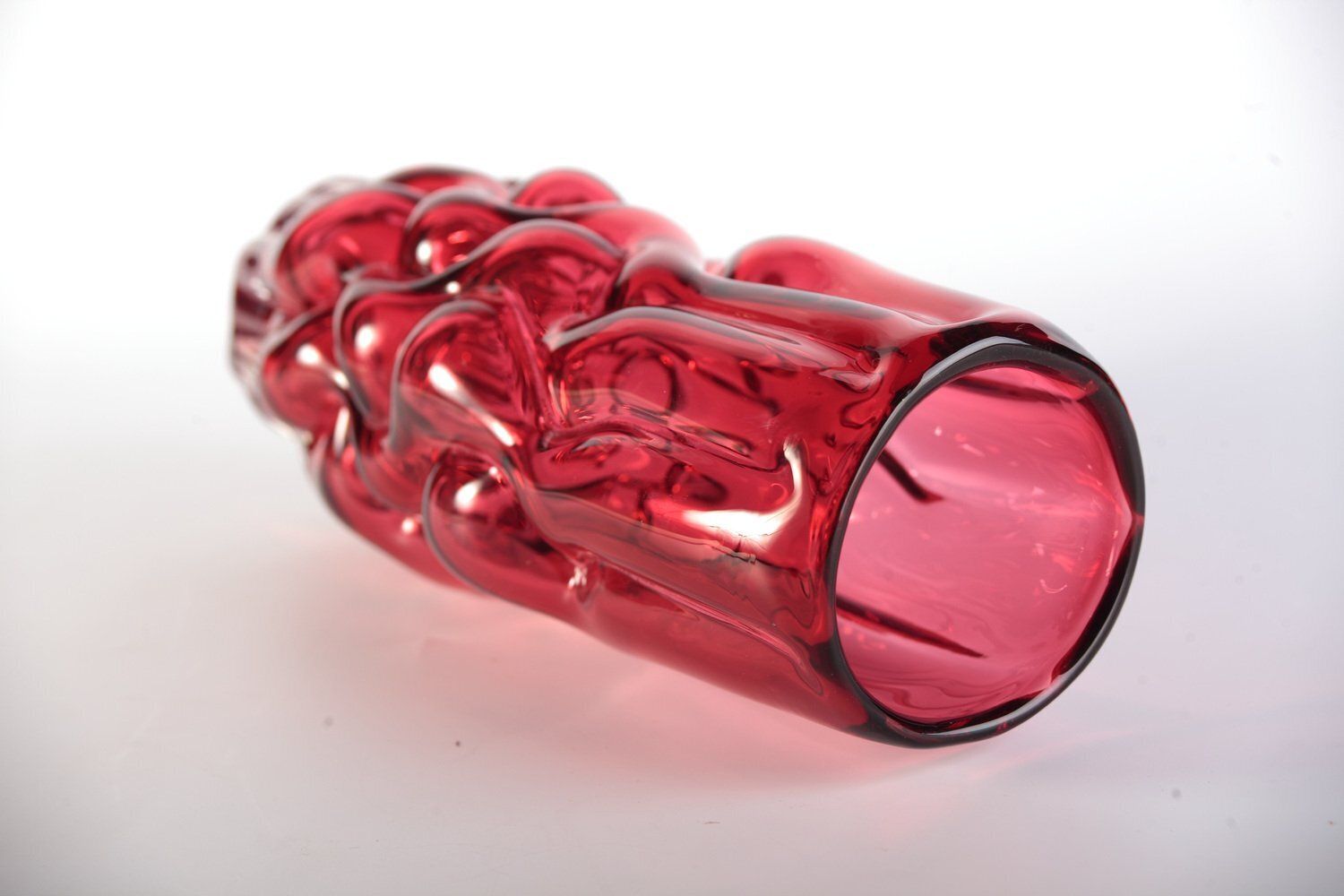 Czech Glass Vase By Pavel Hlava For Crystalex Novy Bor, 1960s photo buy
