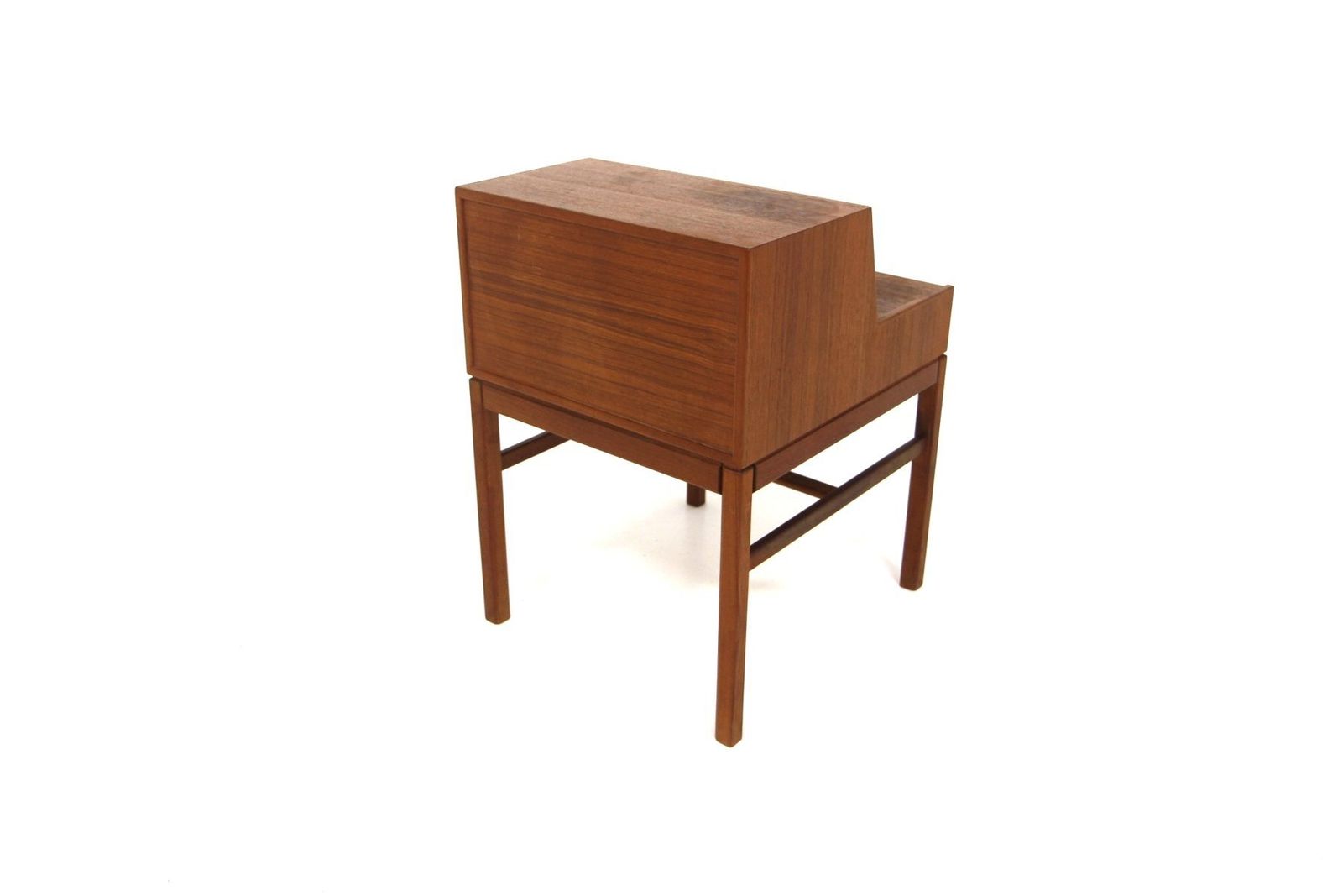 Teak Casino Bedside Table By Sven Engström & Gunnar Myrstrand For Tingströms, Sweden, 1960s photo 512.0