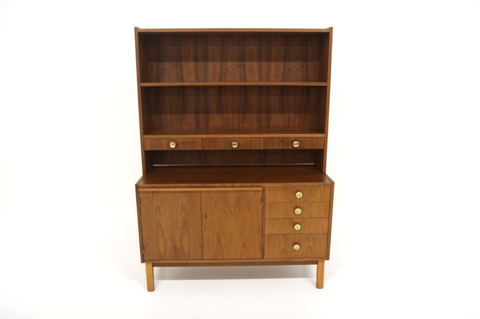 Scandinavian Walnut Secretary Desk, Sweden, 1960s photo furniture