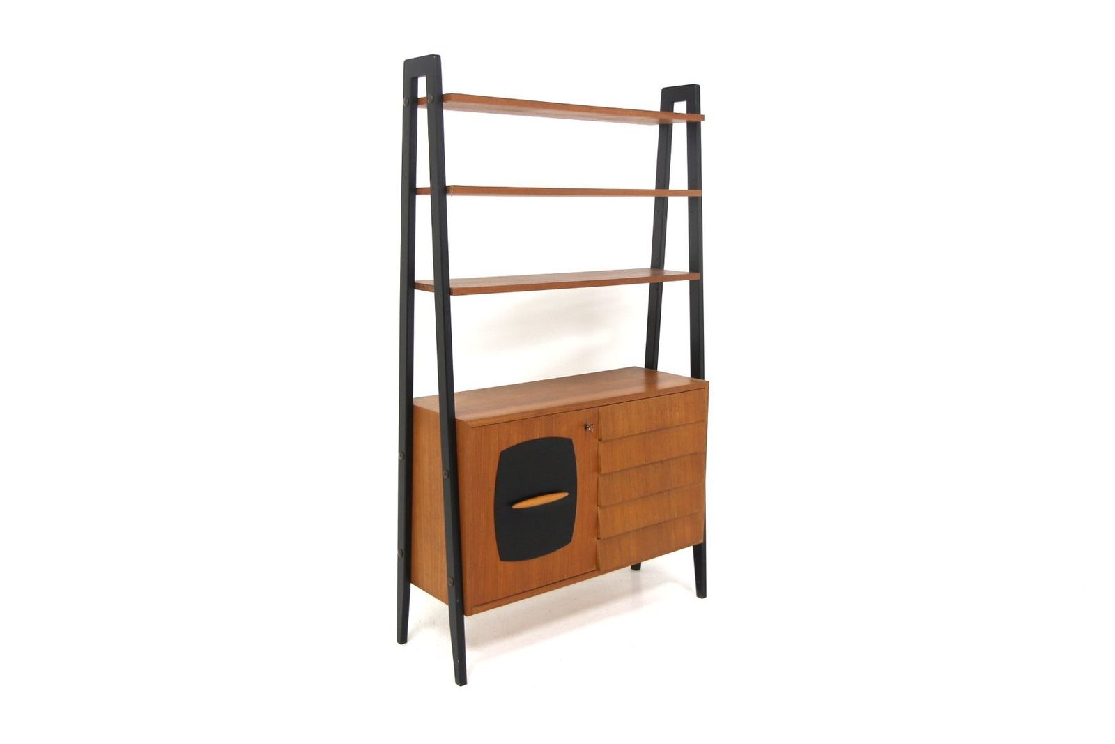 Scandinavian Teak Tema Bookcase By Gillis Lundgren For Möbel Ikea, Sweden, 1960s