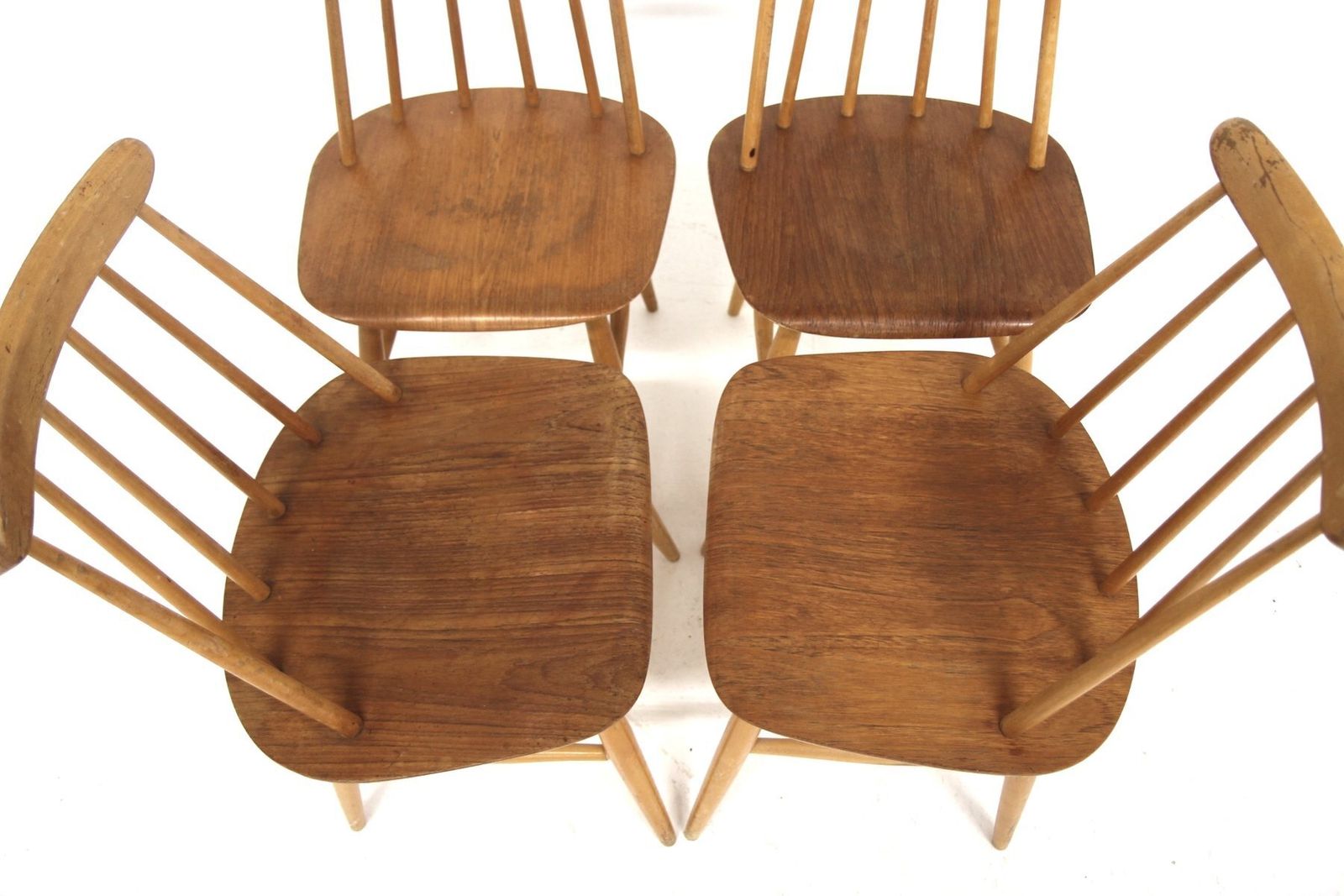 Fanett Chairs In Teak By Ilmari Tapiovaara For Edsby Verken, Sweden, 1960s, Set Of 4 photo vinterior
