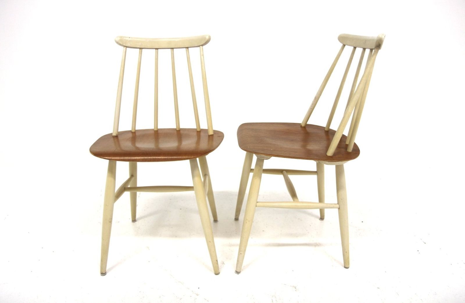 Fanett Chairs In Teak By Ilmari Tapiovaara, Sweden, 1960, Set Of 2 photo furniture