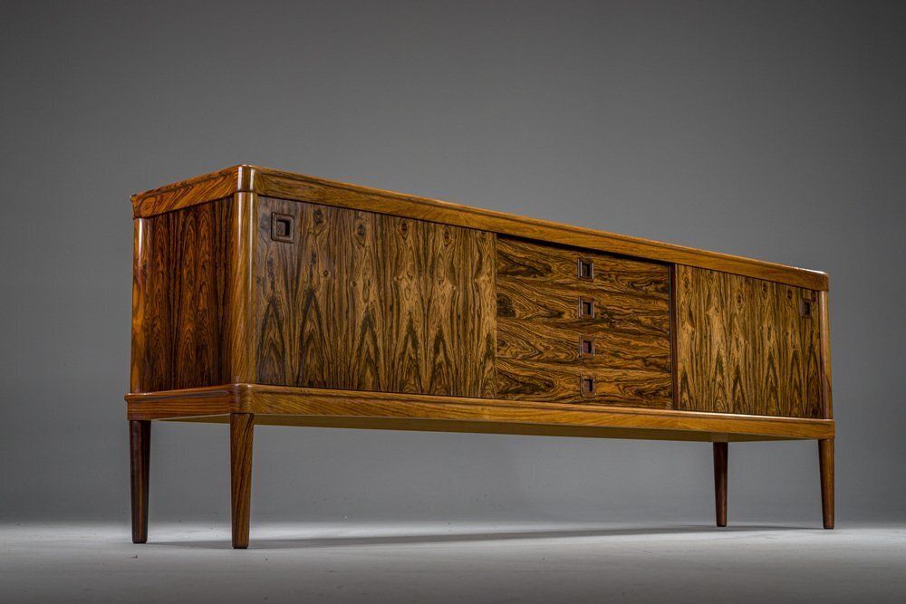 Hw Klein For Bramin Palisander Rosewood Sideboard, 1960s   Excellent Original photo 3643.0