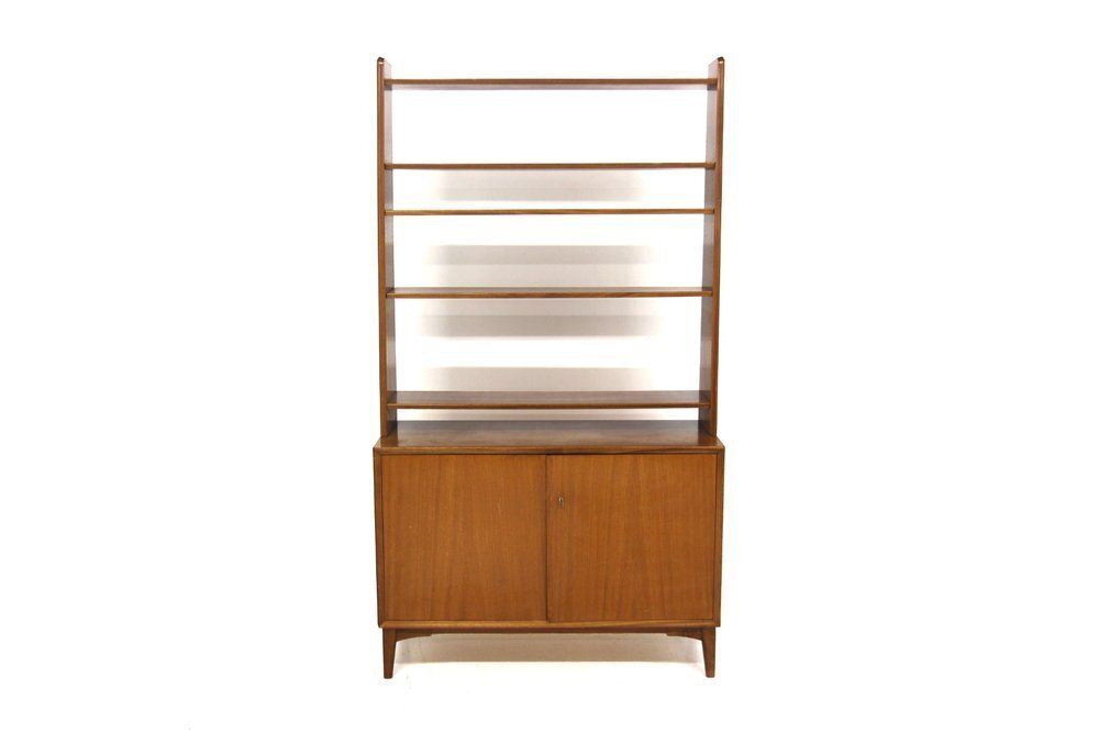 Scandinavian Mahogany Bookcase From Johannesborgs Möbelfabriks Ab, Sweden, 1940 photo furniture