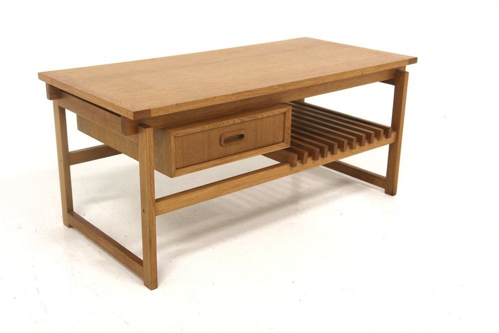 Scandinavian Petita Bench In Oak By Jørgen Maahr & Otto Nielsen For Ikea, Sweden, 1960s
