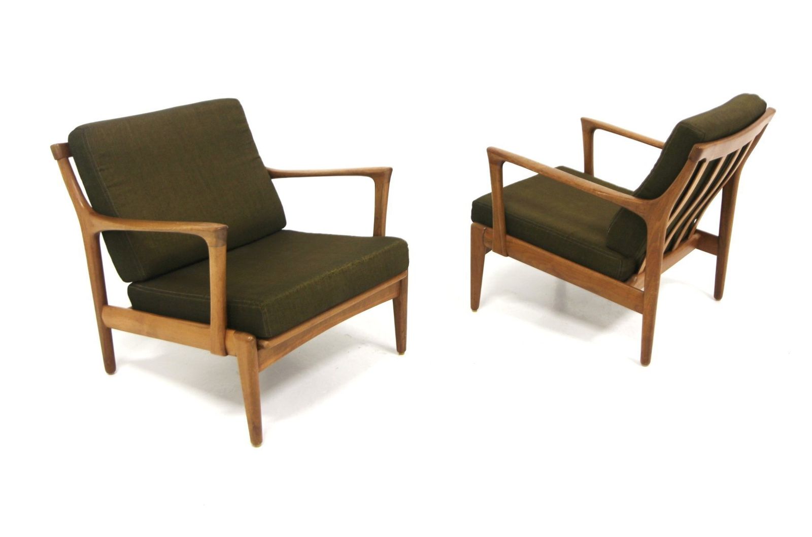 Kuba Armchairs By Bertil Fridhagen For Bröderna Andersson, Sweden, 1960s, Set Of 2