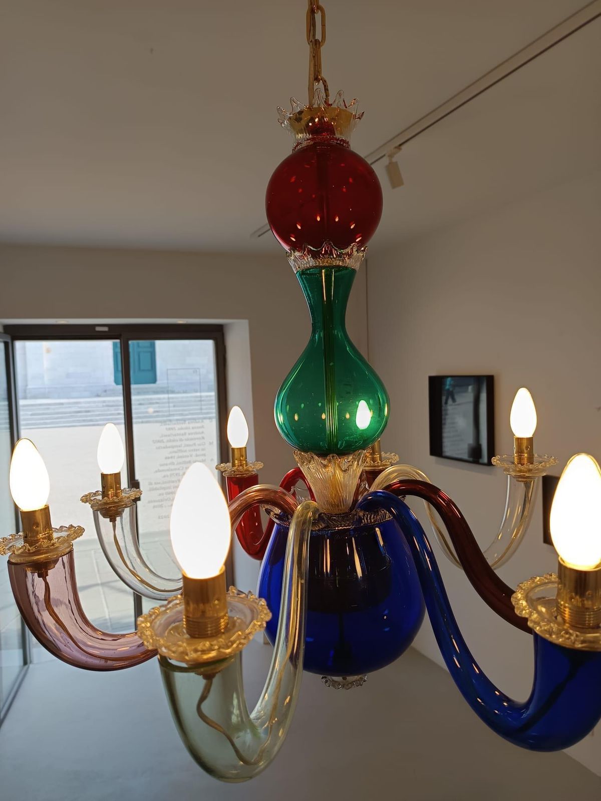 Gio Ponti Blown Murano Glass Chandelier By Venini 1946 photo buy