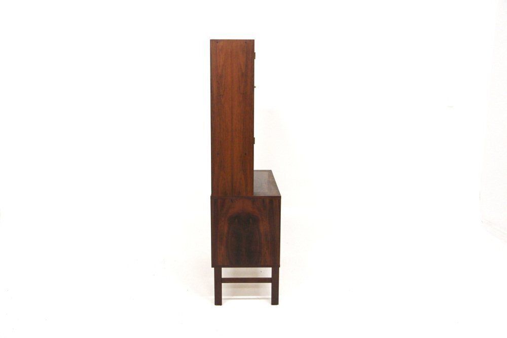 Cabinet With Shelves In Rosewood, Sweden, 1960s photo Furniture