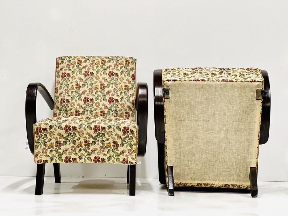 Set Of Vintage Armchairs By Jindrich Halabala photo vinterior