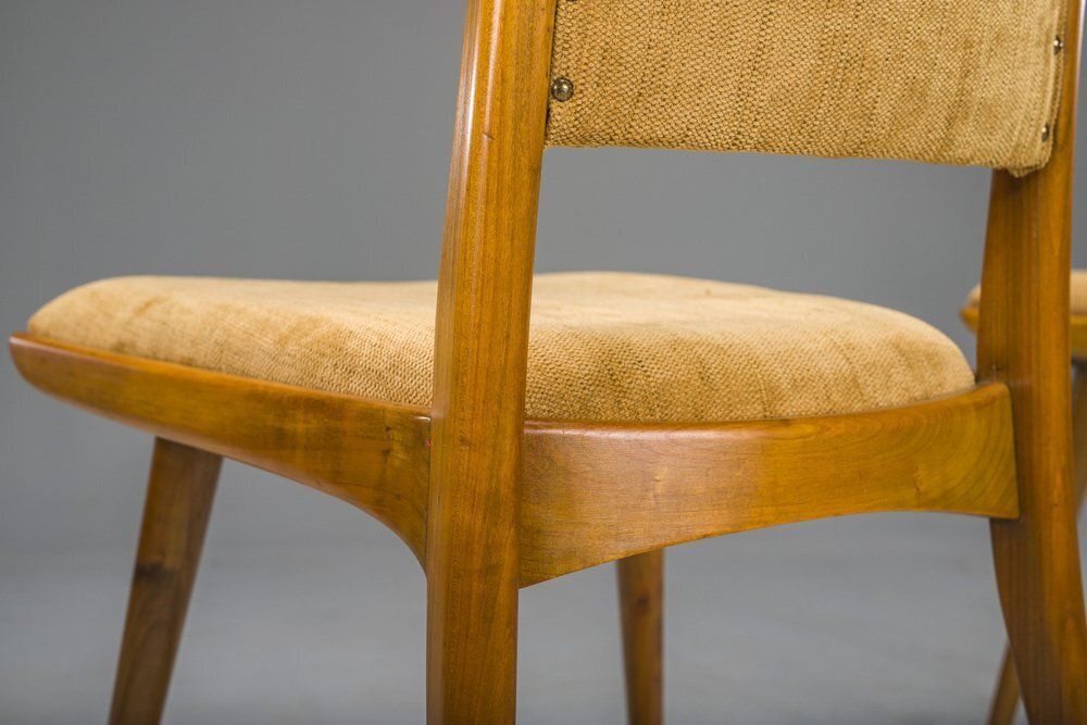 Mid Century Modern Dining Chairs Attributed To Ernst Martin Dettinger For Lucas Schnaidt, 1950s, Set Of 4 photo for sale
