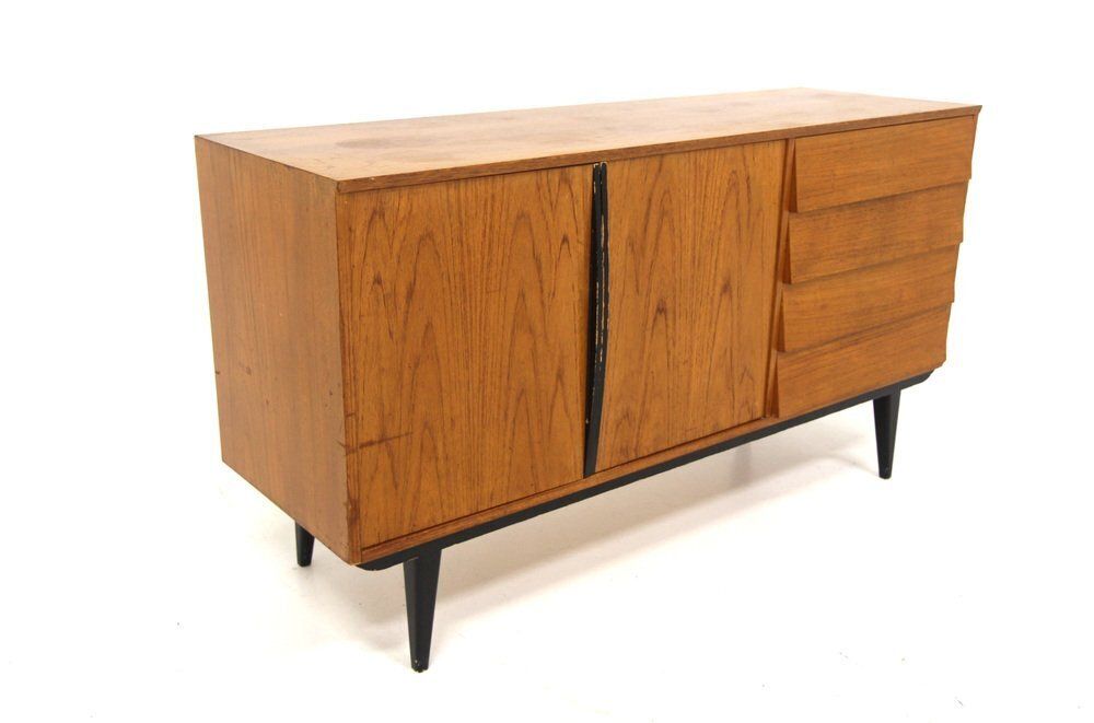 Scandinavian Teak Sideboard From Bräntorps, 1950 photo furniture