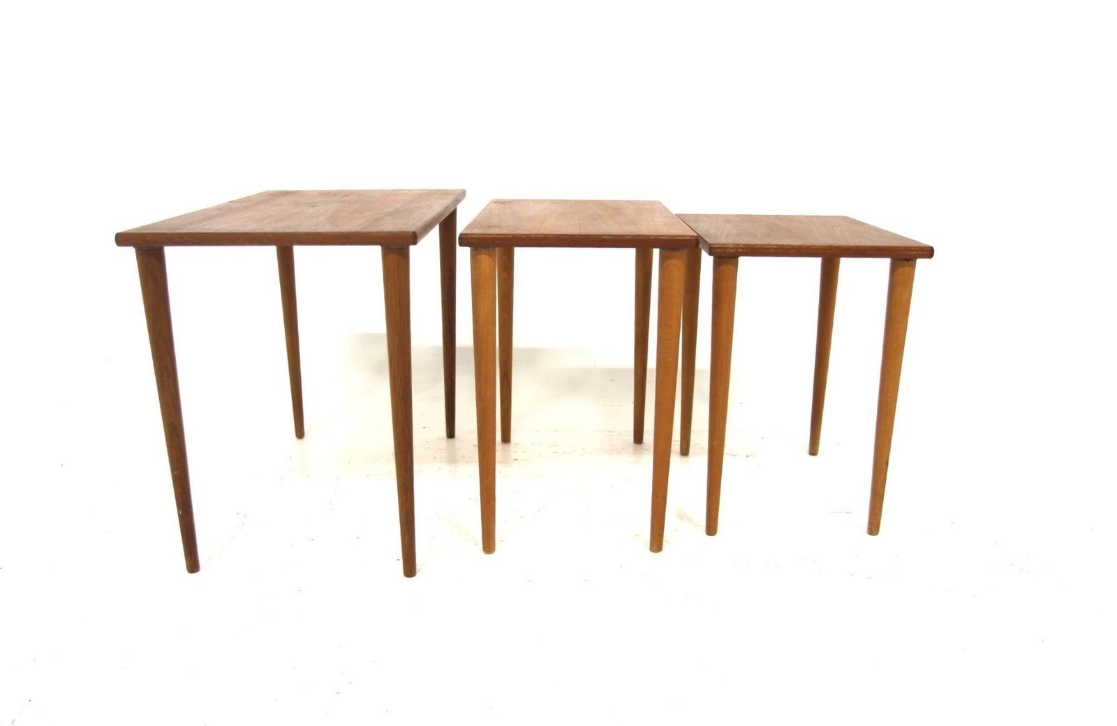 Scandinavian Nesting Tables In Teak, 1960, Set Of 2 photo furniture