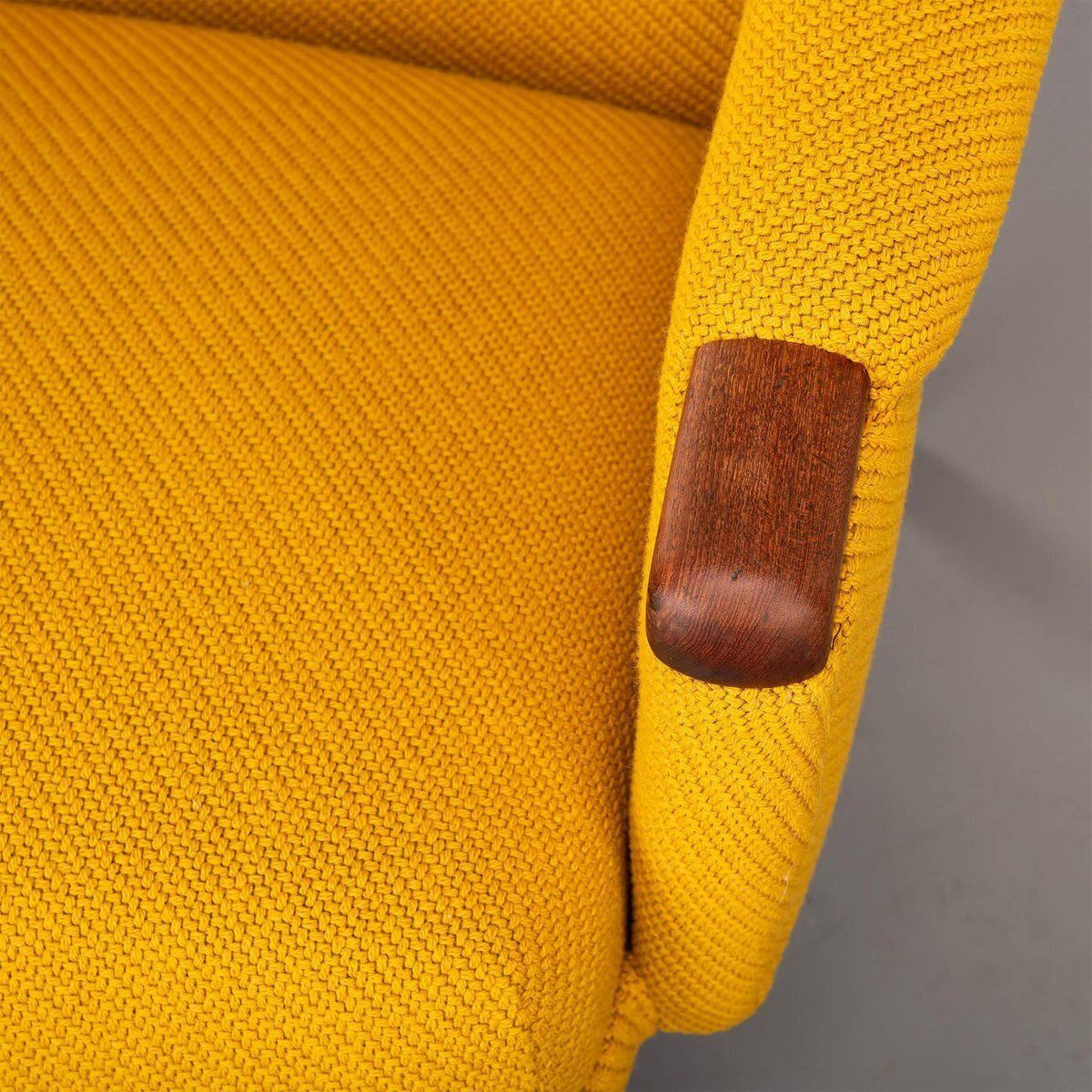 photo furniture Yellow Armchair Attributed To Johannes Andersen For Cfc Silkeborg, 1960s