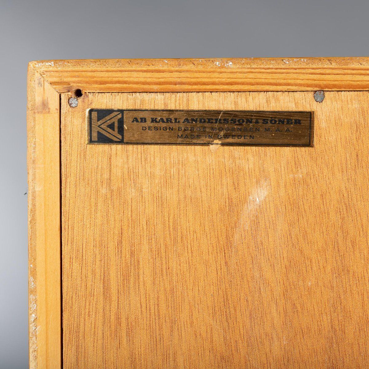 Danish Oak Bookcase Attributed To Borge Mogensen For Karl Andersson & Soner, 1960s photo furniture