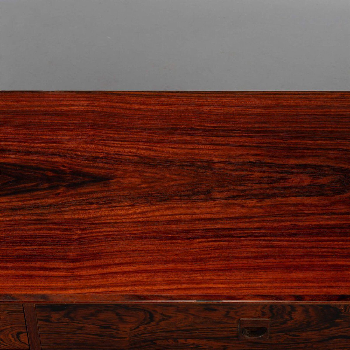 Low Mid Century Rosewood Chest Of Drawers Attributed To Brouer Møbelfabrik, 1960s photo vintage