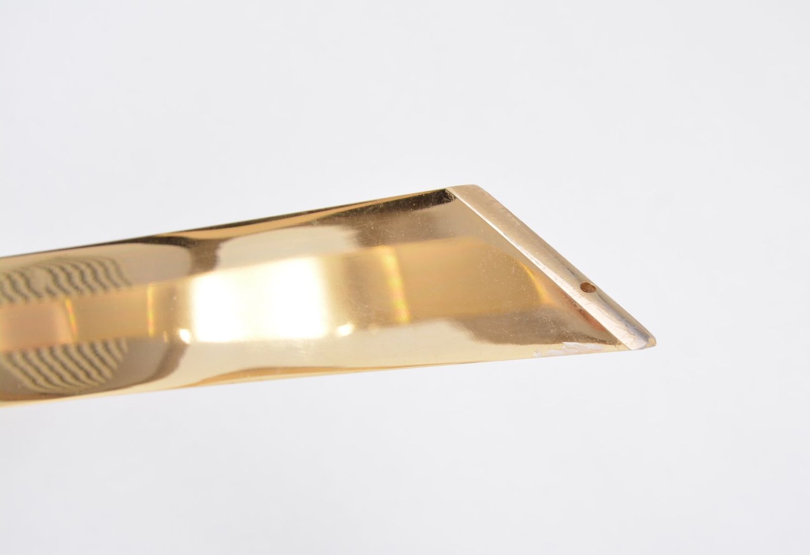 800.0 Italian Gold Metal Coffee Table With Smoked Glass Top, 1970s photo