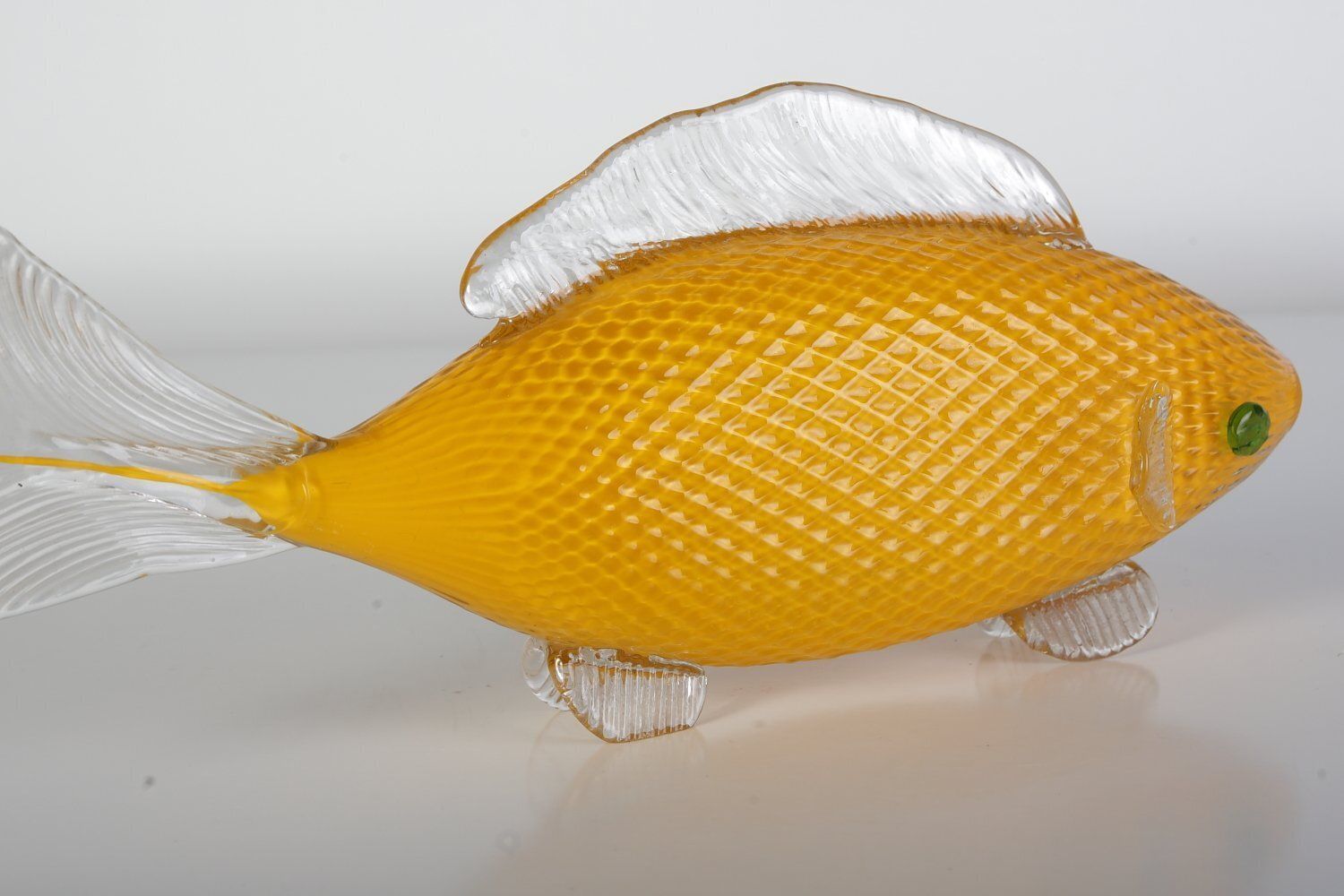 Mid Century Glazen Vis Uit Zelezny Brod, Jaren 1960 photo Woonaccessoires