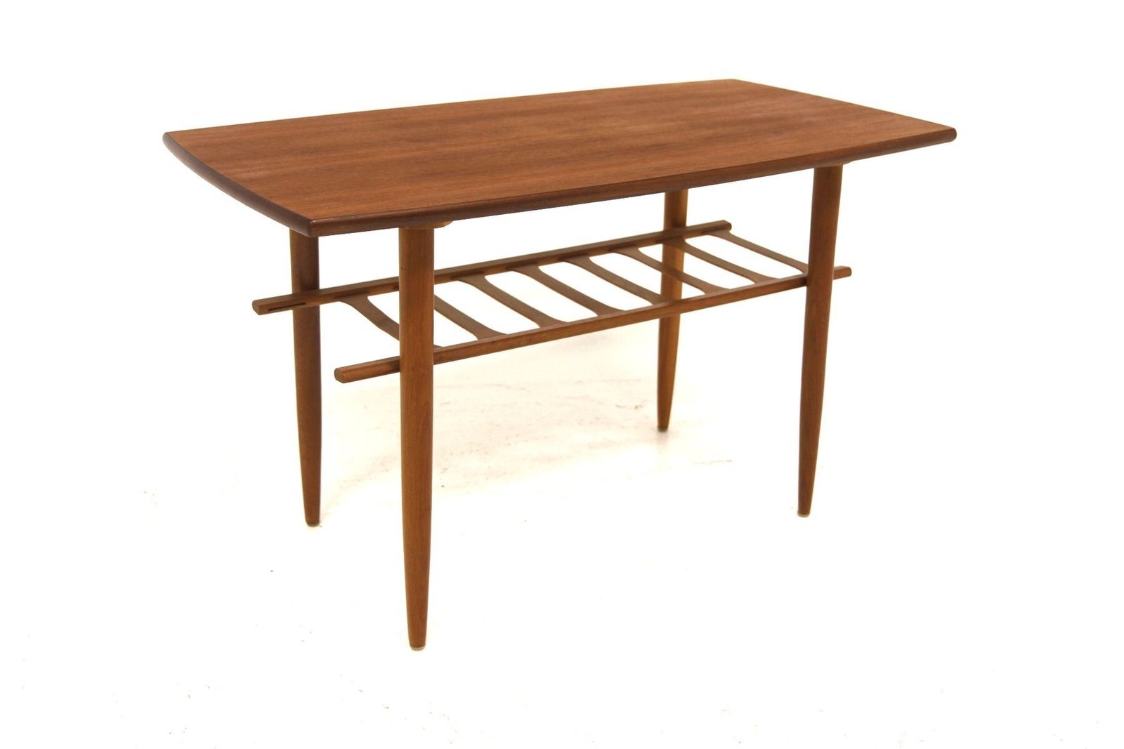 Teak And Oak Coffee Table, Sweden, 1950s