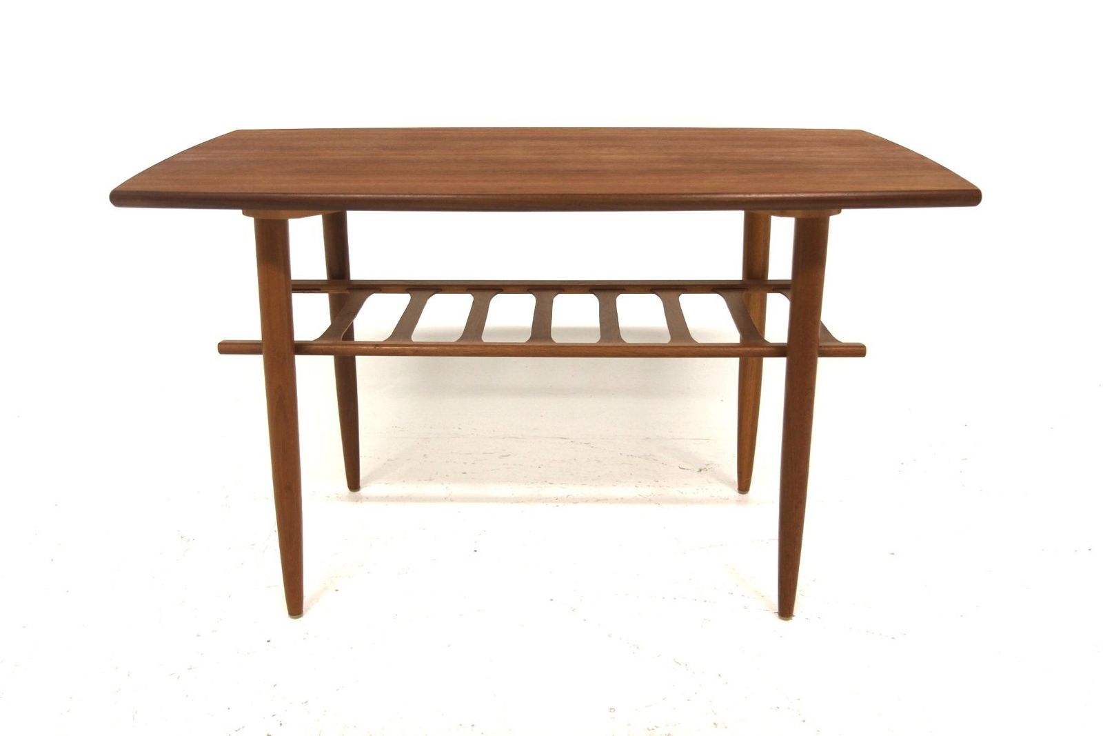 Teak And Oak Coffee Table, Sweden, 1950s photo for sale