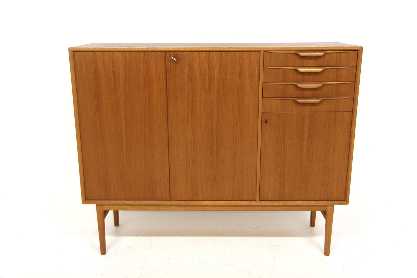 Sideboard In Teak By Bertil Fridhagen For Bodafors, Sweden, 1960s photo for sale