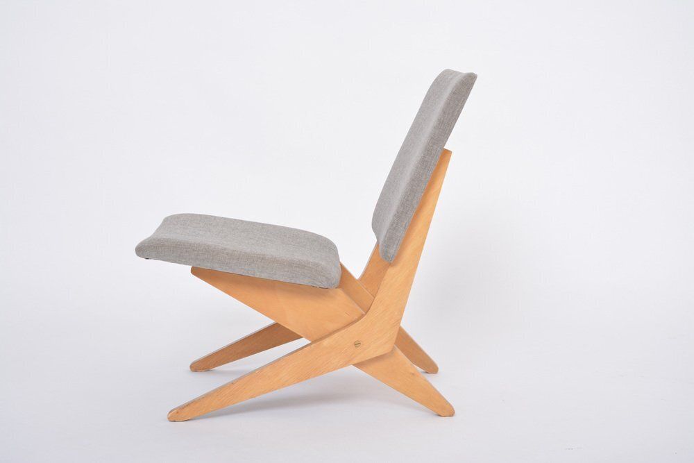 Vintage Fb18 Scissor Chair By Jan Van Grunsven For Pastoe, 1960s photo furniture