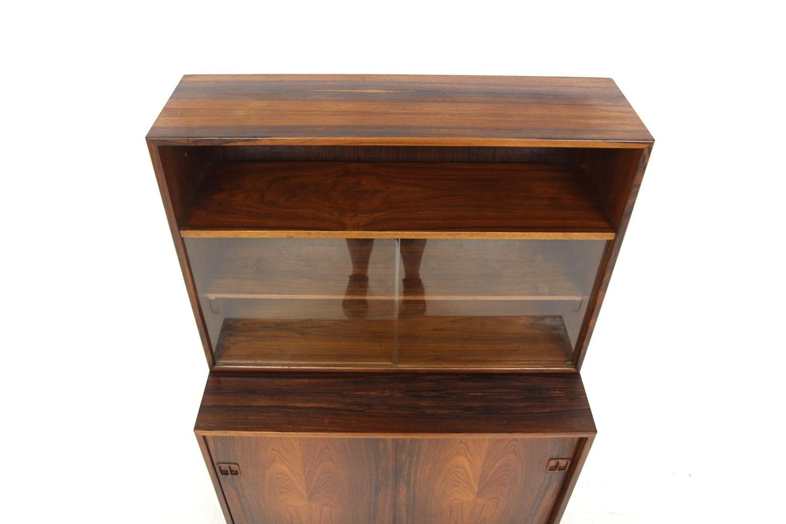 Rosewood Display Cabinet From Hjørnebo Møbelfabrik Horsens, Denmark, 1960s photo 824.0