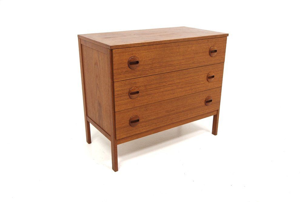 Teak Chest Of Drawers, Sweden, 1960s